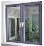 Aluminium Double Glass Window Open Outside