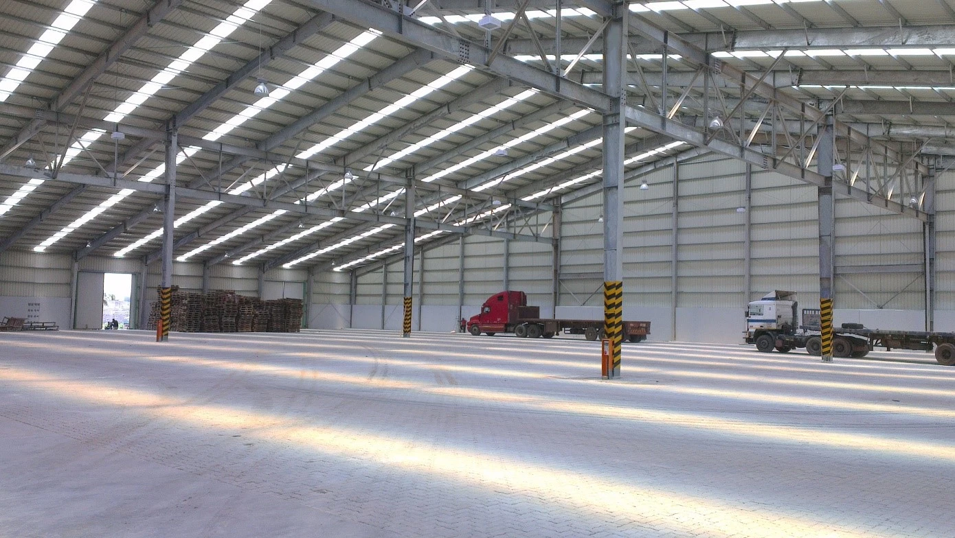 Large Span Prefabricated Light Steel Structure for Workshop/Warehouse