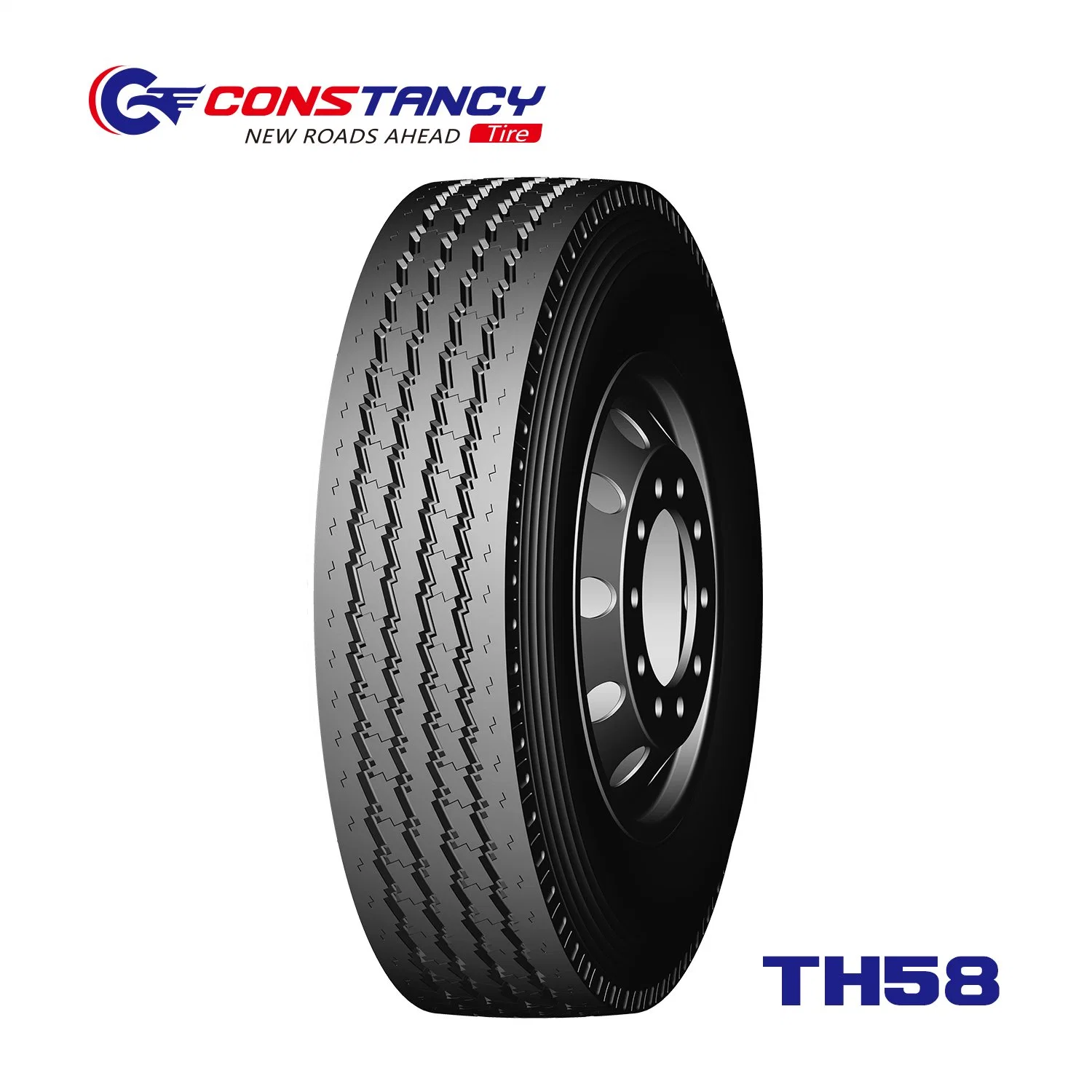 Constancy Truck Bus Tyre, TBR, Light Truck, Steer and Trailer Tyre Sh55 315/80r22.5
