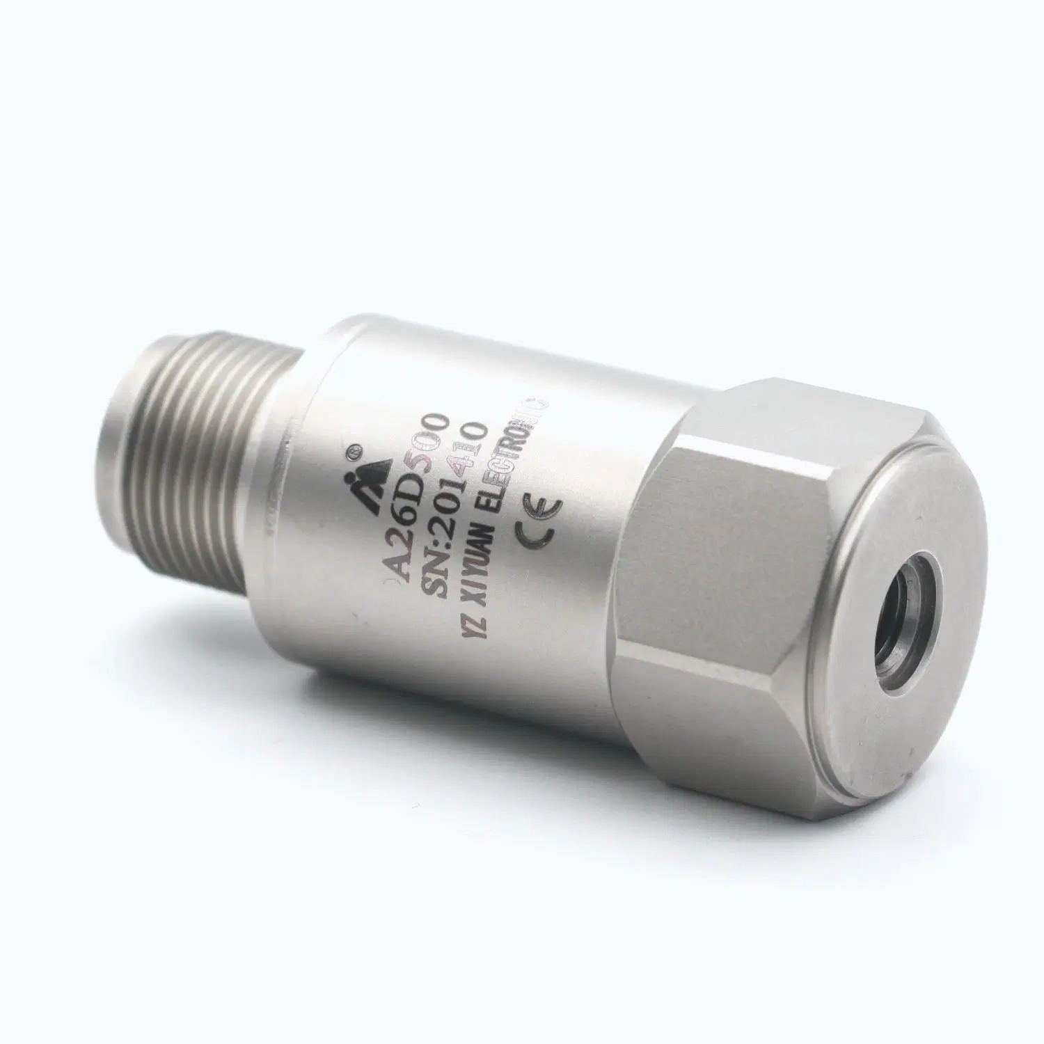 High Sensitivity 500mv/G (160Hz) 0.5-5, 000 Hz 0.2-10, 000Hz Iepe Industrial Monitoring Piezoelectric Accelerometer Acceleration Transmitter Sensor (A26D500)