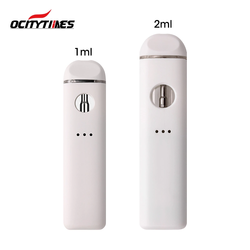 1ml 2ml Disposable/Chargeable Vape Pen Style E Cigarette with Ceramic Coil