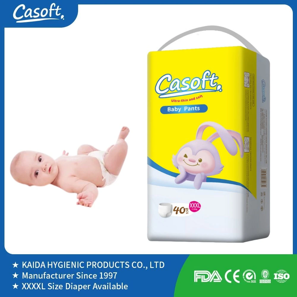 Casoft Factory Wholesale Diaper Pants Baby High Quality Disposable Nappies for Baby Most Popular Baby Product in China for Cambodia Thailand Myanmar Market