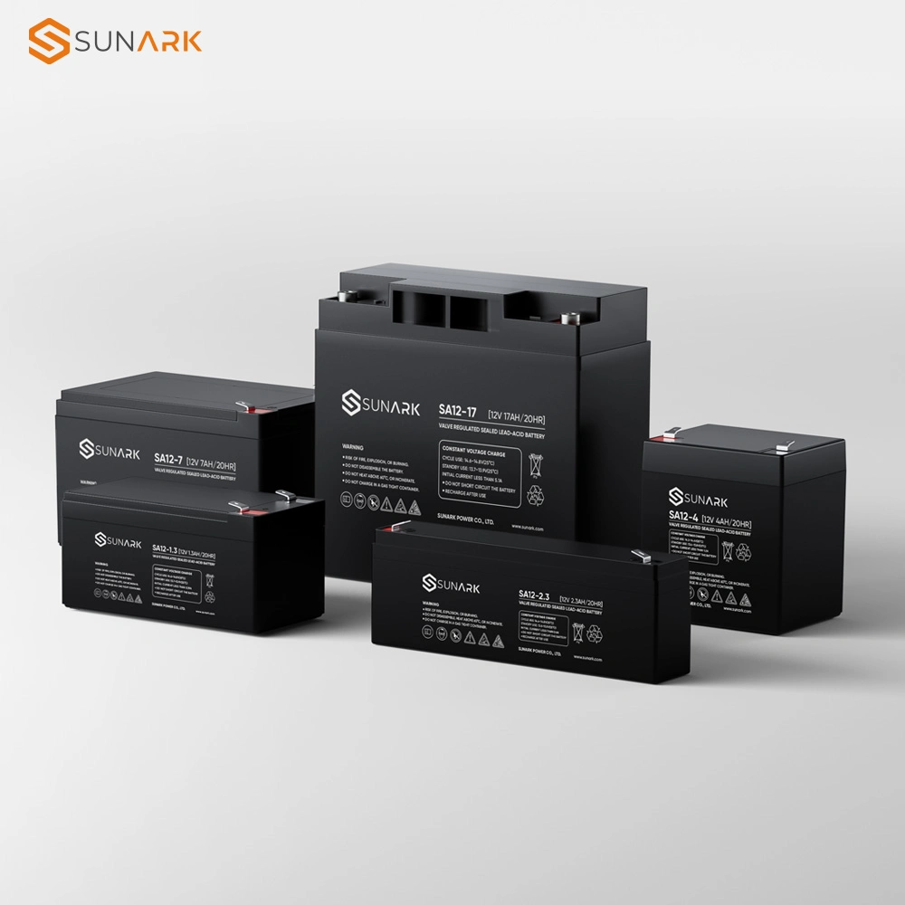 Sunark Wholesale/Supplier 6 Dzm 12 Small Size Gel Battery 12V 7ah 10ah 12ah Lead Acid Batteries