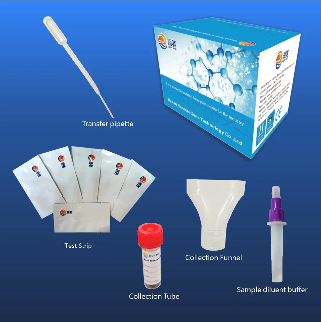 Runmei Gene 2022 Best Selling Oral Nasal Home-Use One Step Speichel Antigen Schnelltest-Kit für Selbsttests mit CE