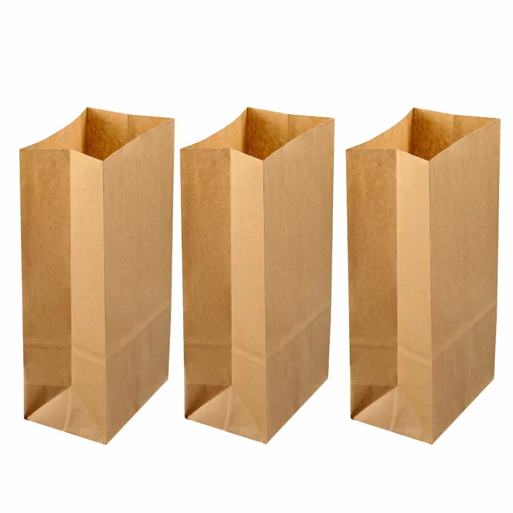 High Speed Food Package Square Bottom Kraft Paper Bag Making Machinery