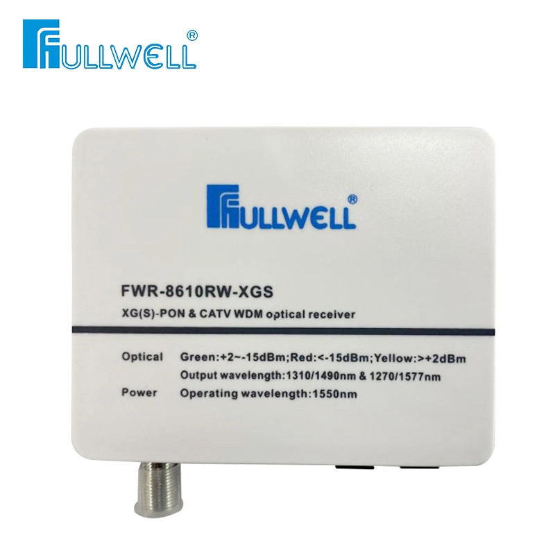 Fwr-8610RW-Xgs Wdm Optical Receiver Adopts High Isolation and Wdm Technology