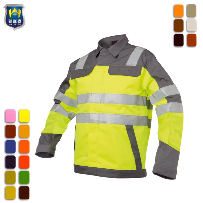 Fabricante de dos tonos uniformes Ropa de trabajo Ropa de trabajo de la industria