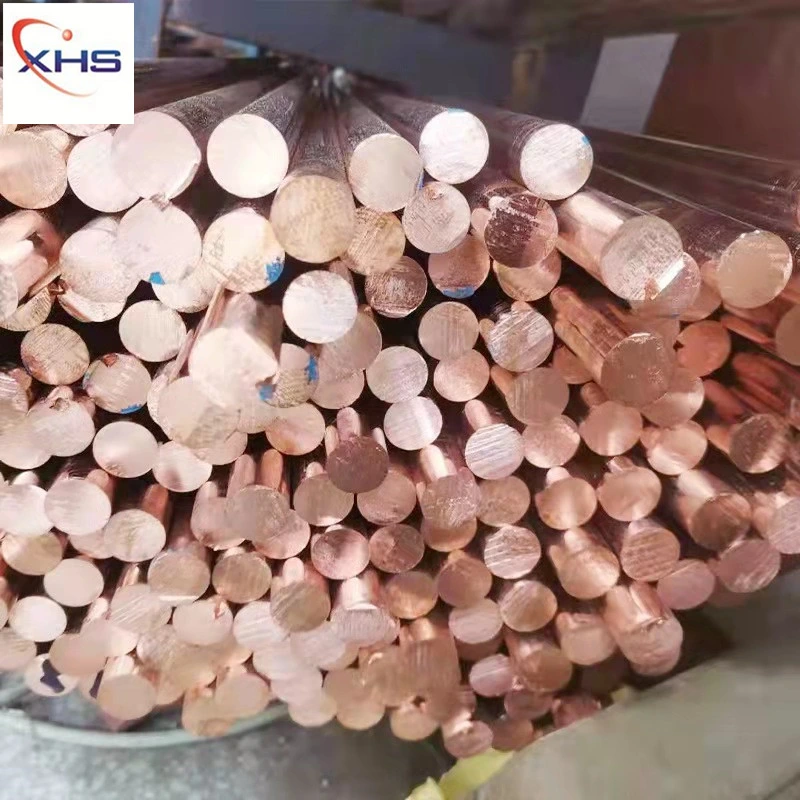 Copper Bar 8mm 99.99% Pure C19200 C19210 C19400 Edge Closing Copper Flat Square Rod Electrodes