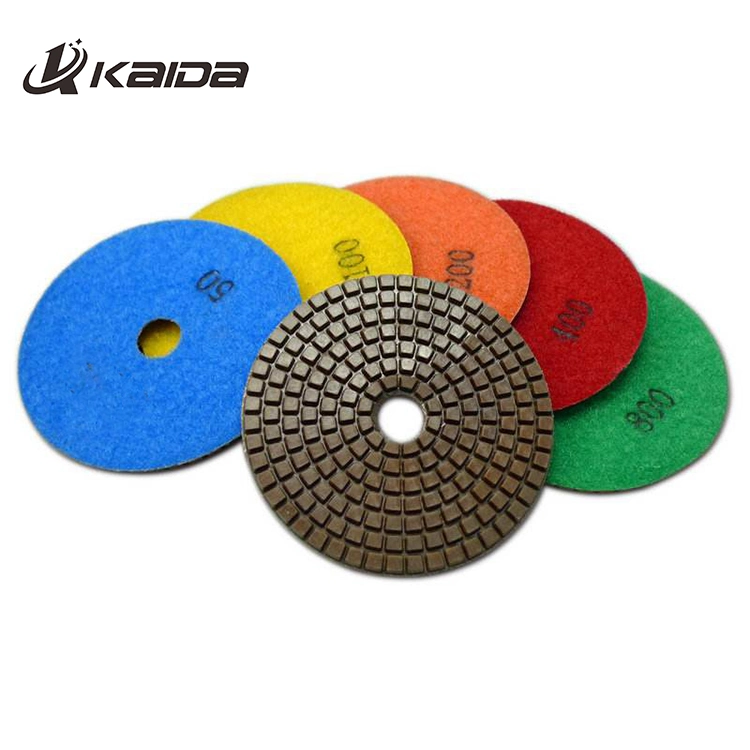 125mm Granite Tools Polishing Pad Diamond Granite Buffing Pads