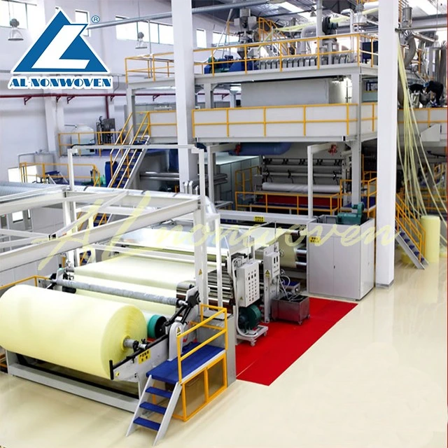 High Capacity SMS Nonwoven Fabric Equipment for Hygiene / Medical Product