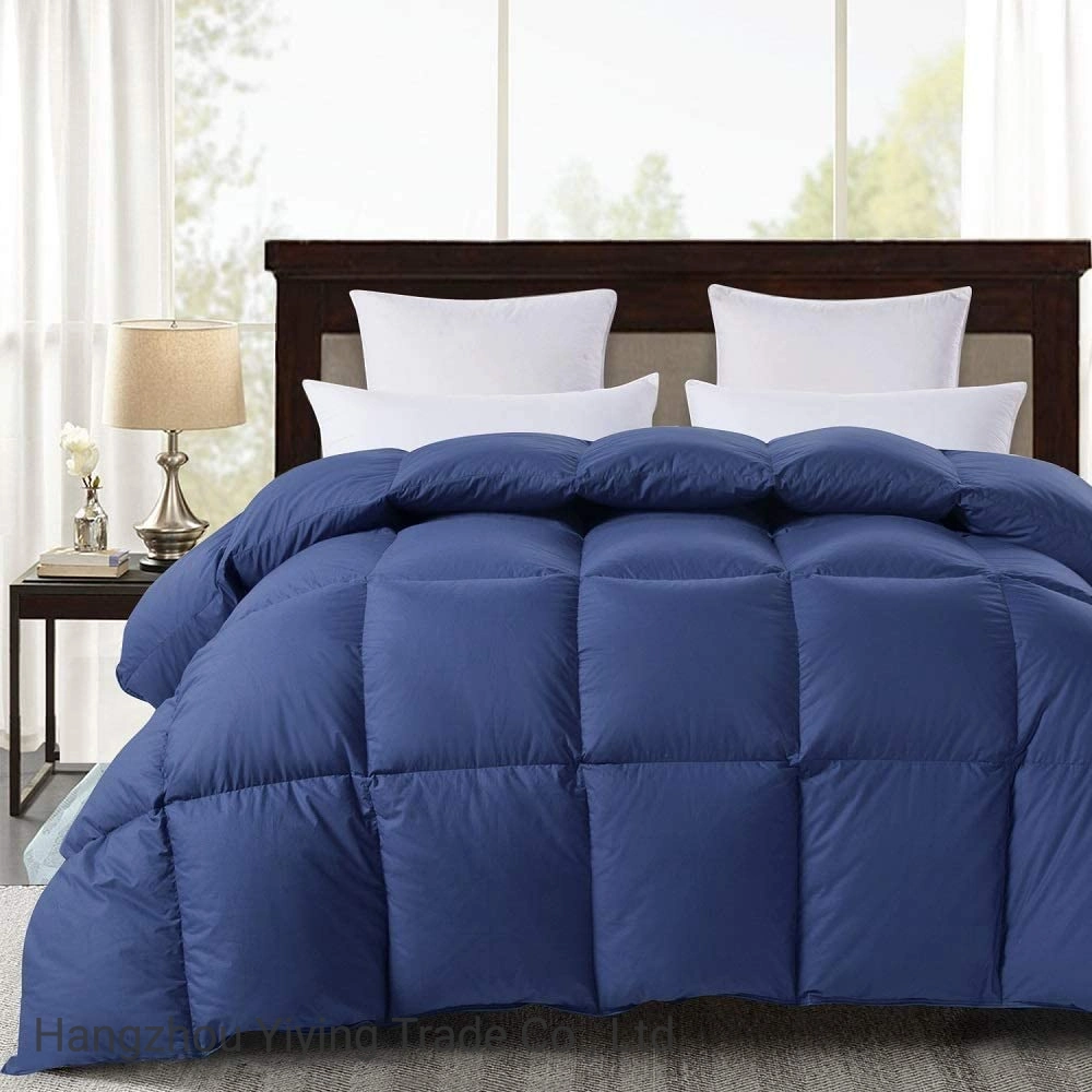 Soft Microfiber Fill Duvet Inserts Solid Color Polyester Comforters