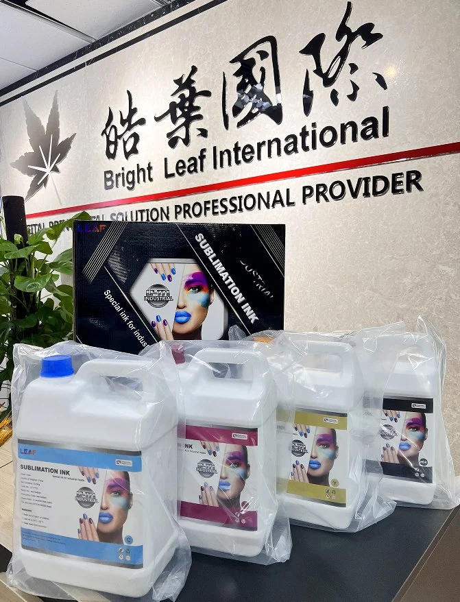 LEAF High quality/High cost performance Middle-Density Sublimation Dye Ink 1L für Tintenstrahldrucker Digitaldrucker