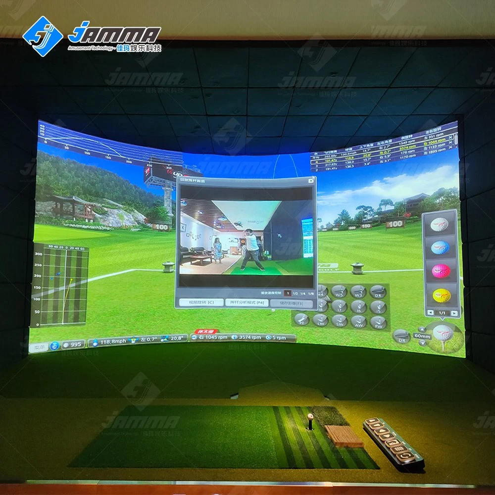 New Ar Indoor Golf Game System Amusement Park