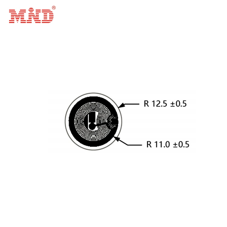 Impressão do logótipo do tamanho personalizado 13.56MHz F08 Tag NFC/ Etiqueta RFID