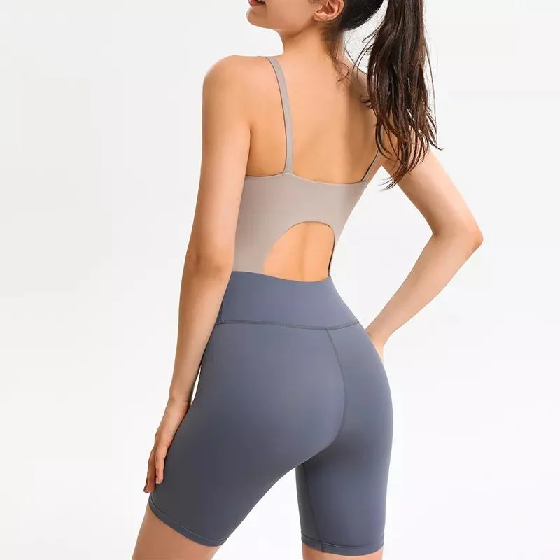 El Yoga Panties colorido Bump Deportes Jumpsuit Sportswear