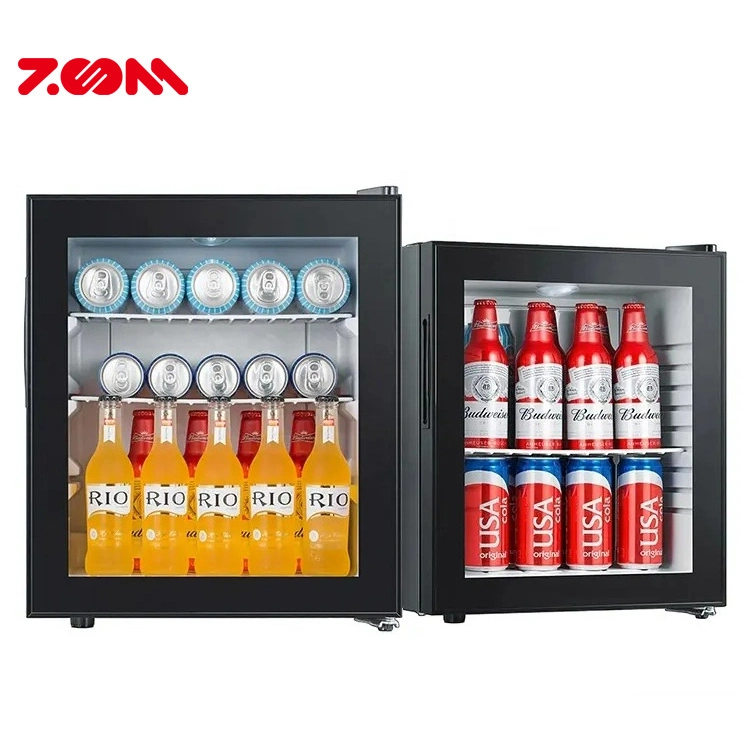 High Quality Upright Display Single Door Merchandiser Mini Fridge