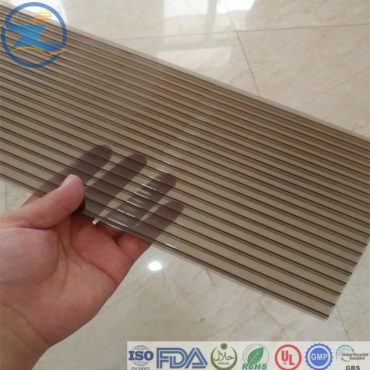 Qualified Treansparent PC/PE/PP Hollow Board for Greenhouse/Roofing/Sunboard