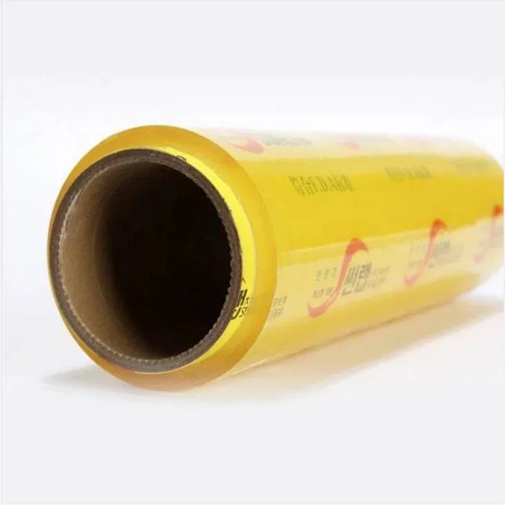 Una buena película adherente de PVC extensible PVC grado alimenticio Envasado de Alimentos de la envoltura adherente de película plástica.