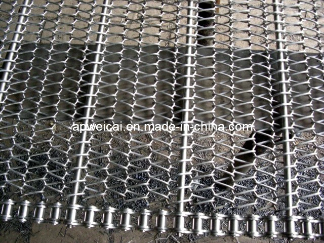 Edelstahl Drahtgeflecht Universal Weave Metal Conveyor Gürtel, Transmissionsriemen, V-Band Blance Mesh Gürtel für die Lebensmittelindustrie