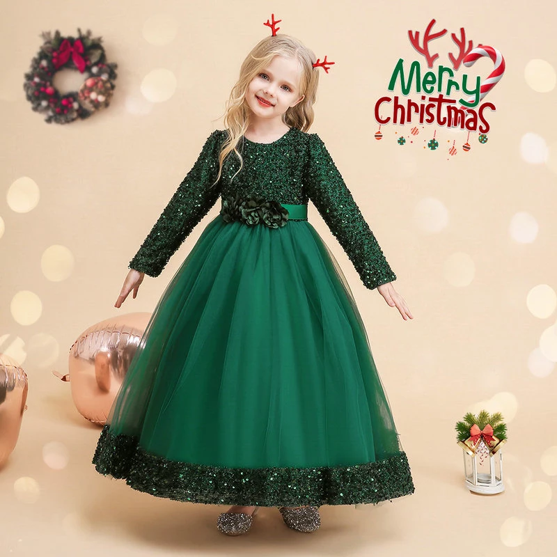 New Children's Dress Princess Dress Christmas Cosplay Dress Wedding Dress Evening Dress