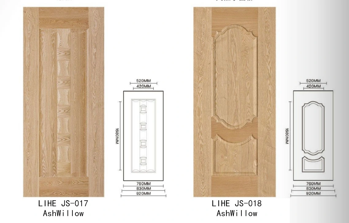 High Quality Turkish Design Door Panel Wooden Grain Veneer Skin for Entrance