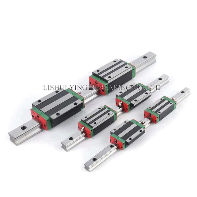 Precise Roller Linear Guide Rail Set 100-4000mm for CNC Bearing Auto-Mation System High Accuracy Steel, Stainless Steel