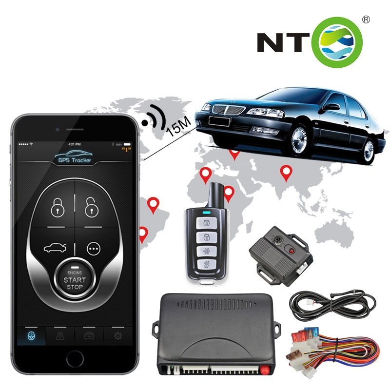 Alarma de coche npara el control de aplicaciones gratuitas de seguridad del sistema de entrada sin llave en tiempo real del GPS/GSM