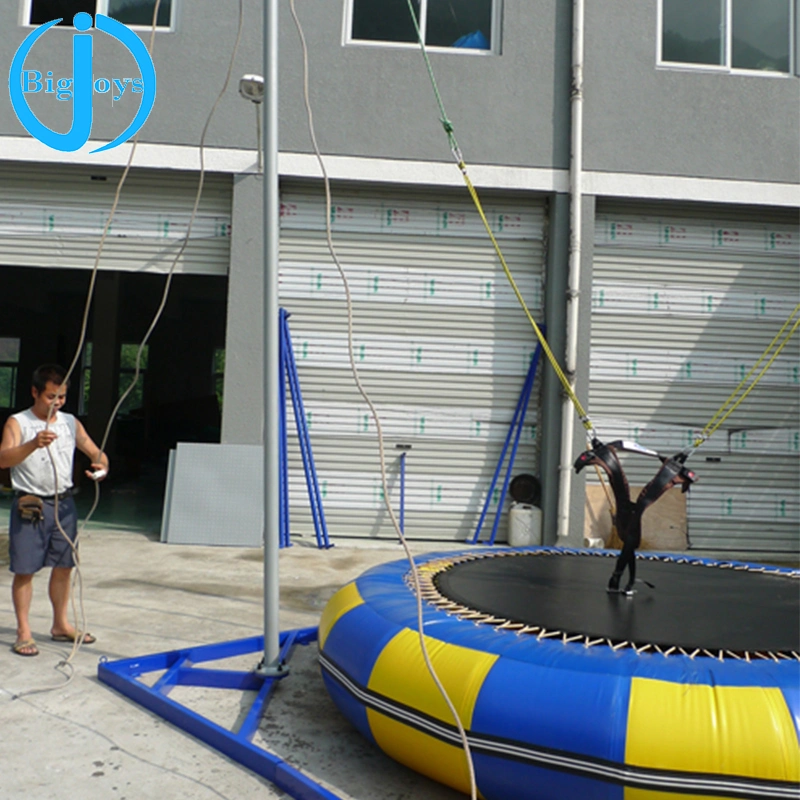 Puenting único para el parque infantil al aire libre, el puenting de UFO inflable