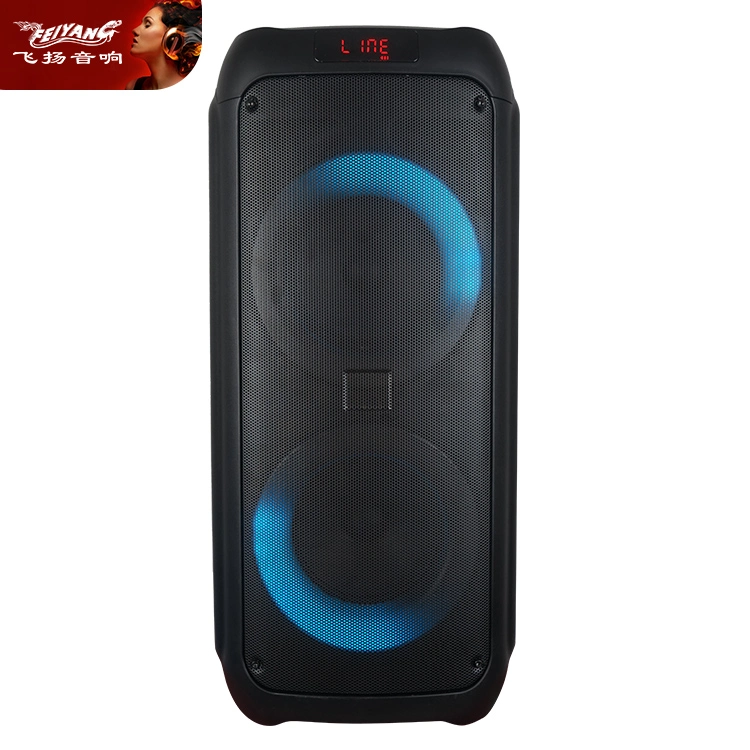 New Portable Party Box 200 100 300 Hot Sale DJ Bluetooth Dual 6.5 Inch Audio Loud Speaker System