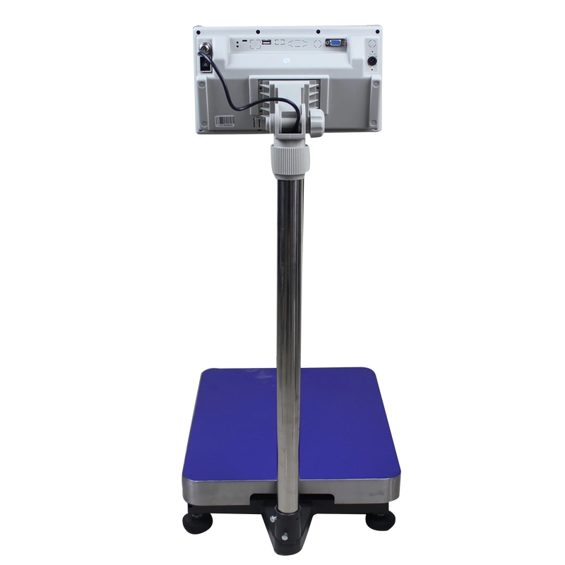 60kg 30*40cm Digital LCD Display Electronic Touch Screen Barcode Label Printing Weighing Scale Bench Scale