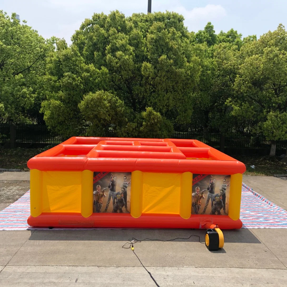 Attractive Amusement Park Inflatable Maze Obstable Course Game for Sale