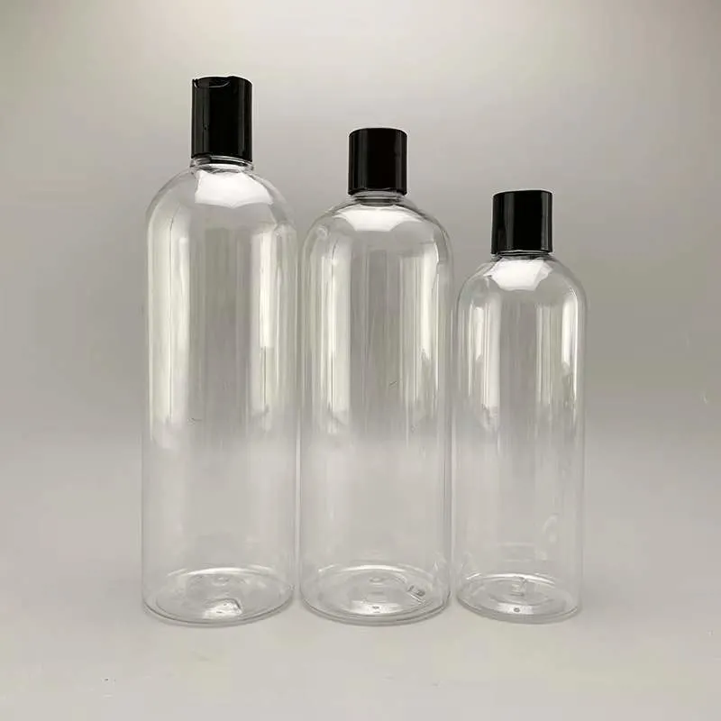 1000ml Transparent Waschmittelflasche extrudierte Duschgel Pflege Flüssigkunststoff Flasche