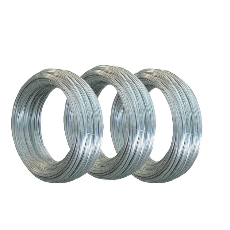 Dominica Iron Wire Low Carbon Hot Dipped Galvanized Steel Wire for Chain Link Fence