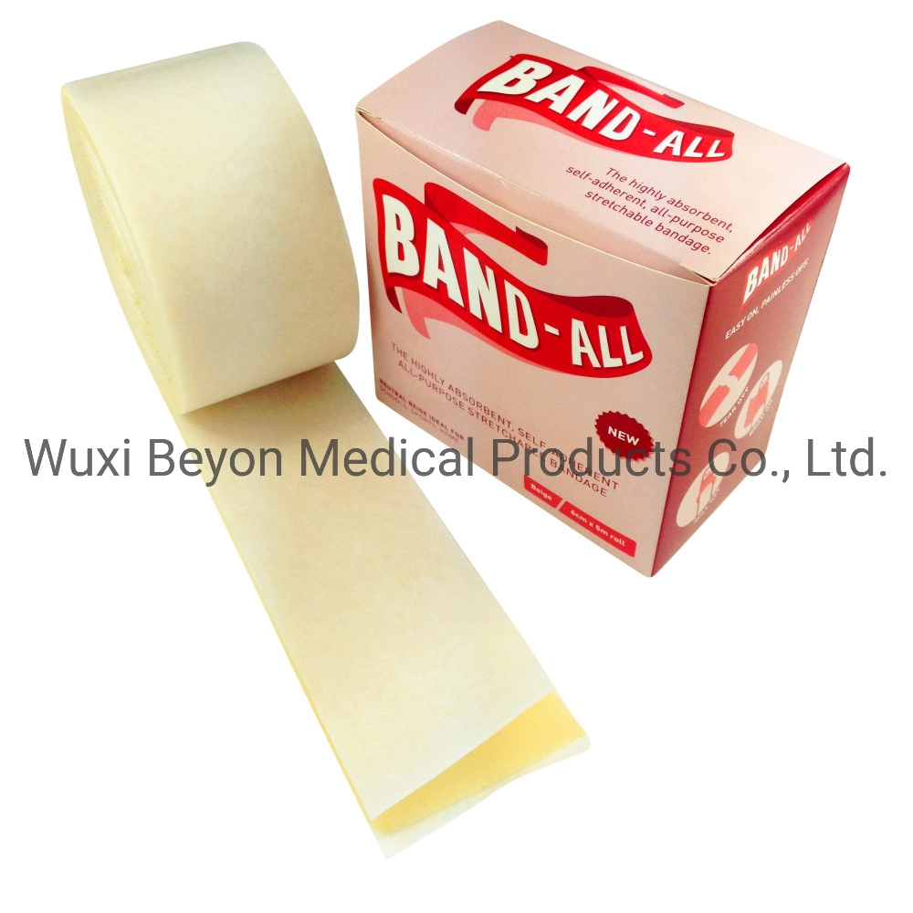 Absorb Blood Foam Cohesive Flexbile Self-Adhesive Hypoallergenic Plaster