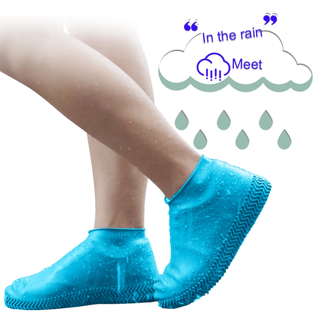 Silicon Protective Rain Shoe Cover Anti-Slip Reusable Rubber Waterproof Silicone Shoe-Cover