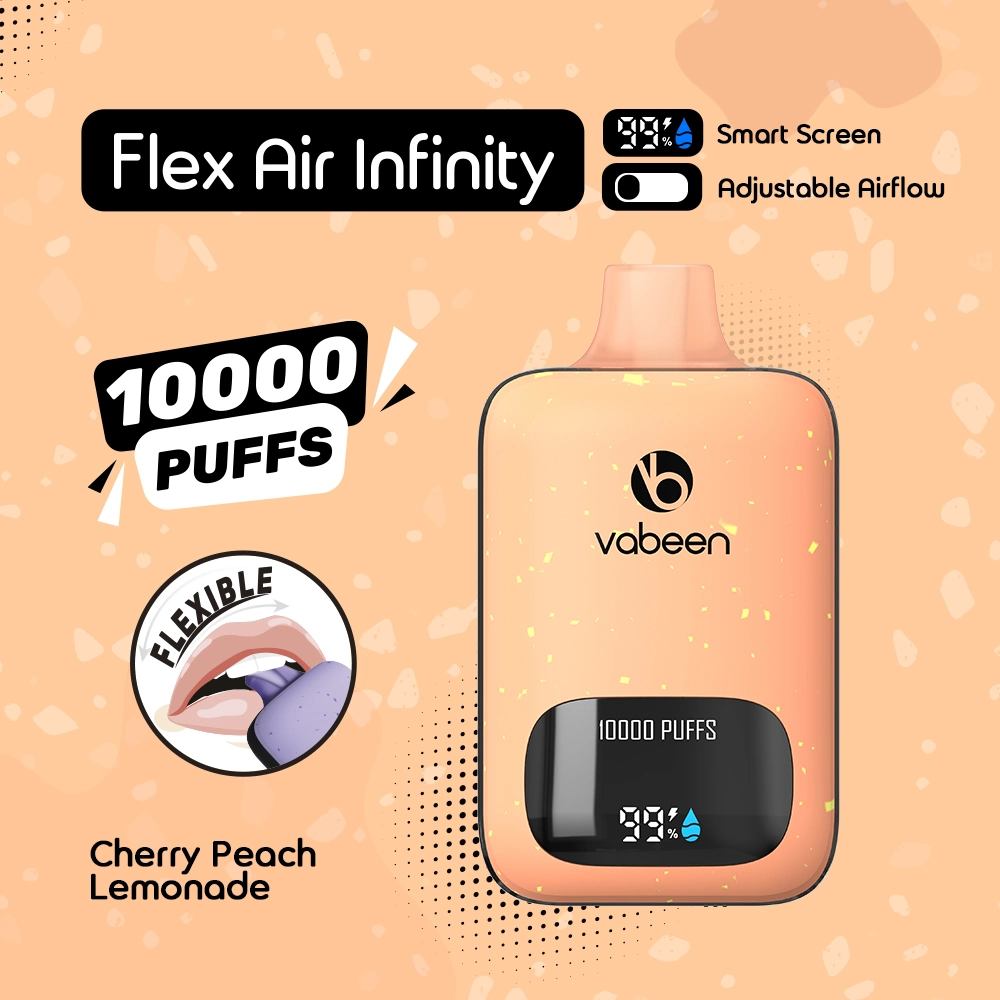 Цифровой экран E-Cig Smart 10000 с функцией Vabeen Flex Air Infinity Отображение одноразовой формы