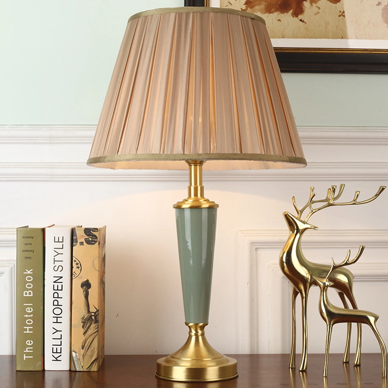 Nordic Postmodern Personality Bedside Lamp Simple Retro LED Cloth Table Lamp.