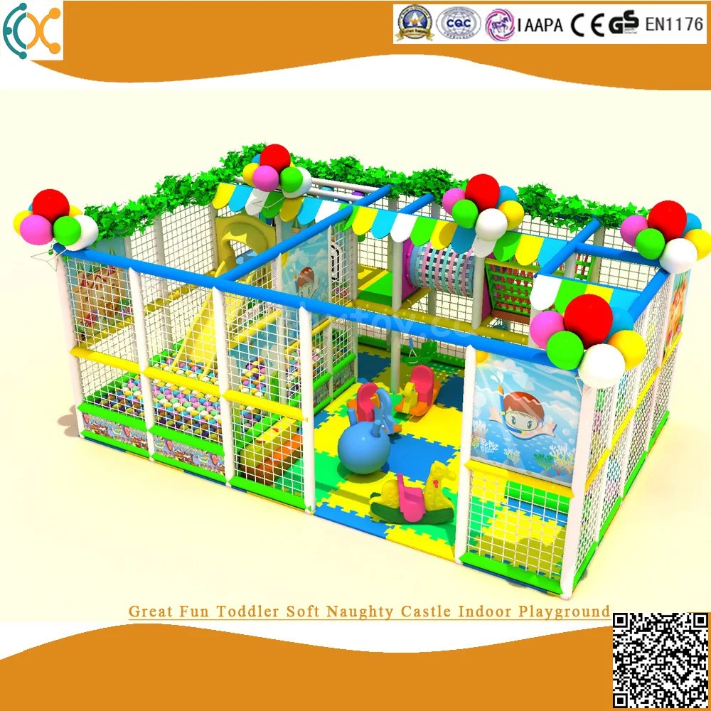 2021 Tema Florestais Norma CE crianças Soft playground coberto Equipamento