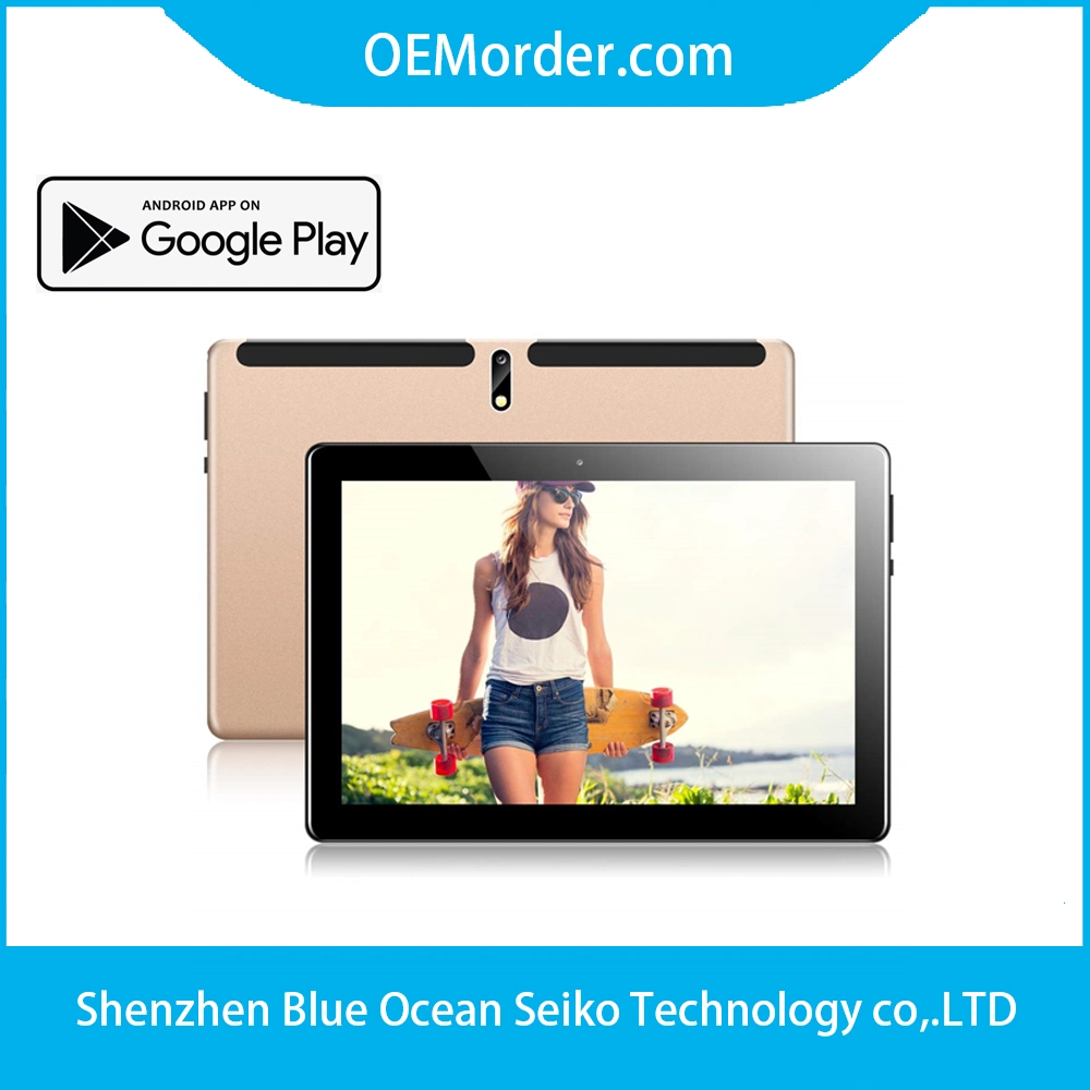 Tablet PC 10.1 Inch Quad-Core Android 9.0 Dual SIM 3G 4G SIM Card Phone Call Network Tablets 2GB + 32GB IPS HD Screen Tab