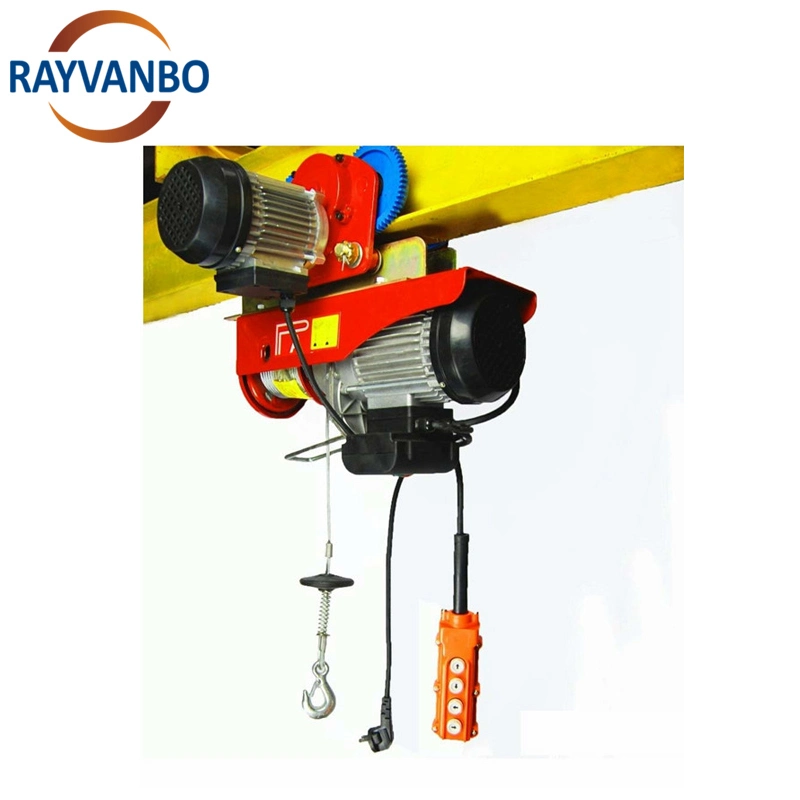 Building Material Lifting Machine PA200 PA300 200kg 300kg Small Mini Pulley Wire Rope Pulling Hoist