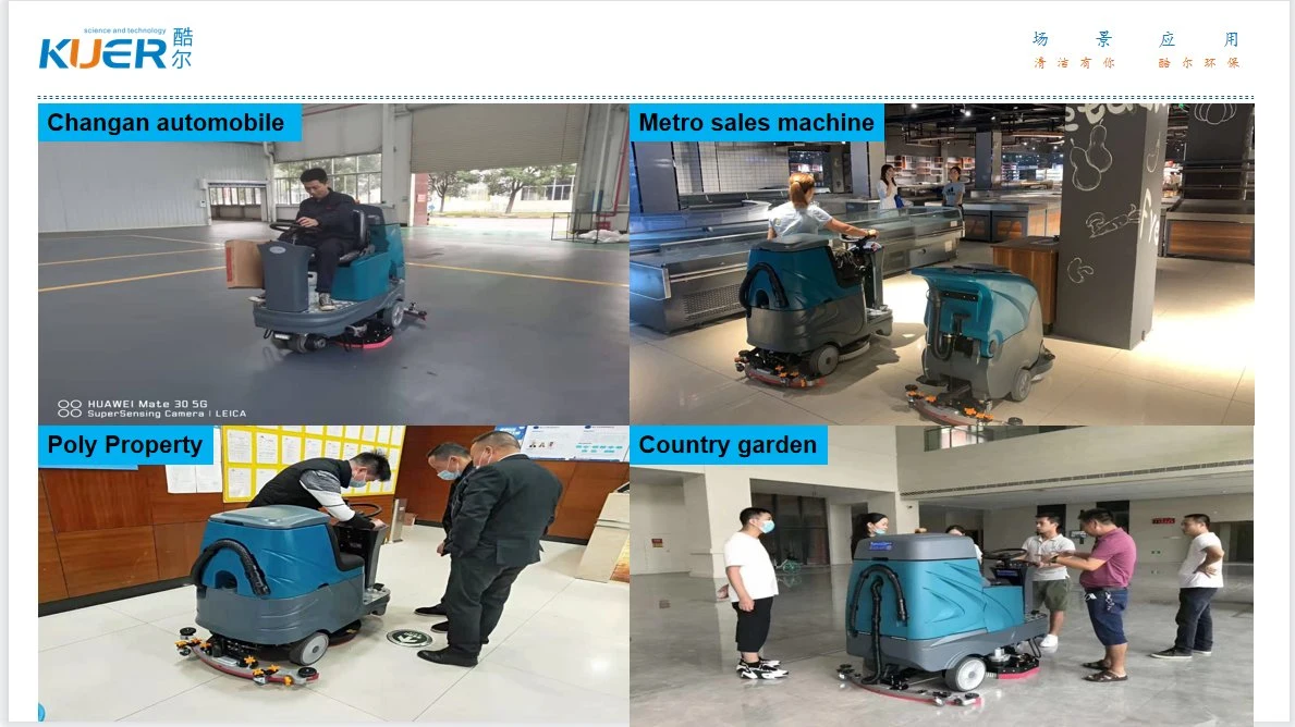 Prix bas parking garage Scrubber nettoyage de plancher machines pour Industrie