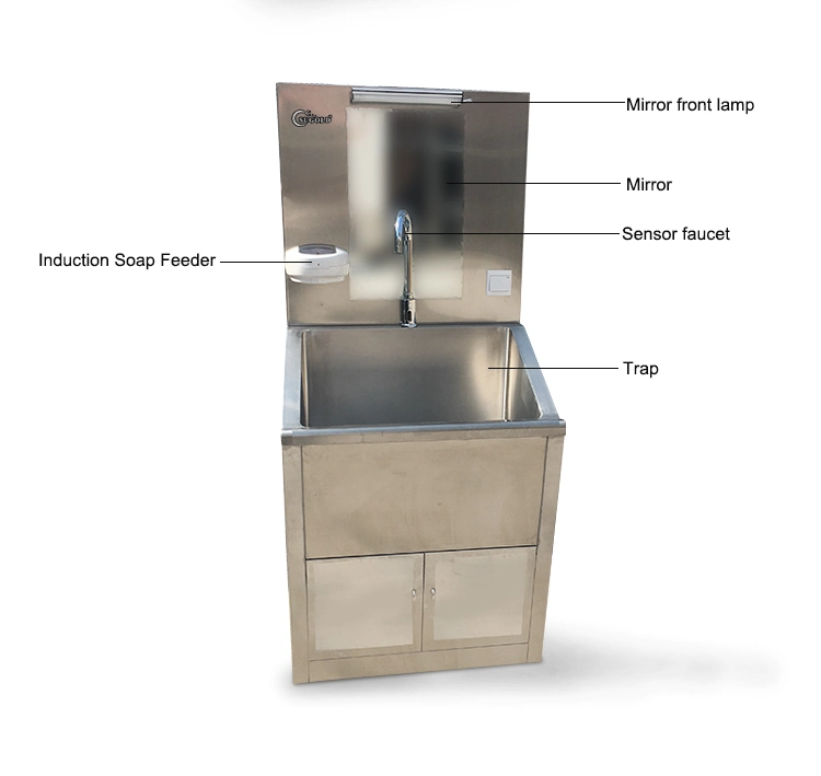 Hospital Medical Stainless Steel Hand Washing Sink