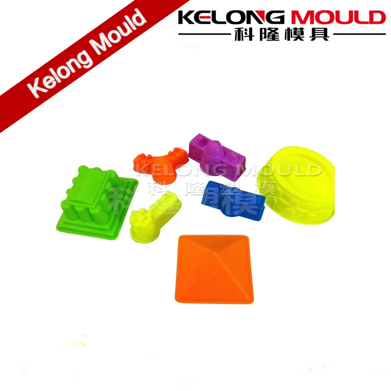 Detachable Plastic Children's Toy Seaside Splashing Set Mold