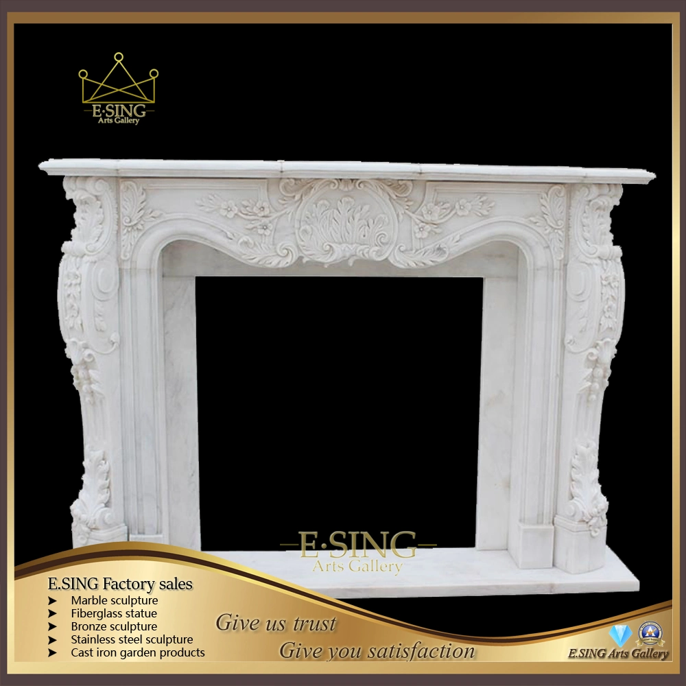 Hot Sale European Style Classic Fireplace Mantels for Decoration