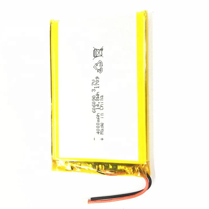 Lipo-Akku mit hoher Kapazität, 606090 4000mAh 3,7V Lithium-Polymer-Ionen Akku