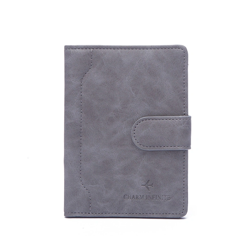 Passport Bag New Short Style Korean Version Multifunctional Anti-Degaussing RFID Document Holder Passport Book