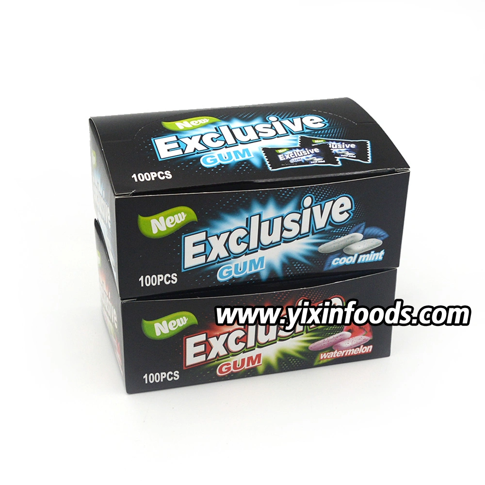 Factory Wholesale/Supplier Halal Watermelon and Mint Flavor Xylitol Chewing Gum