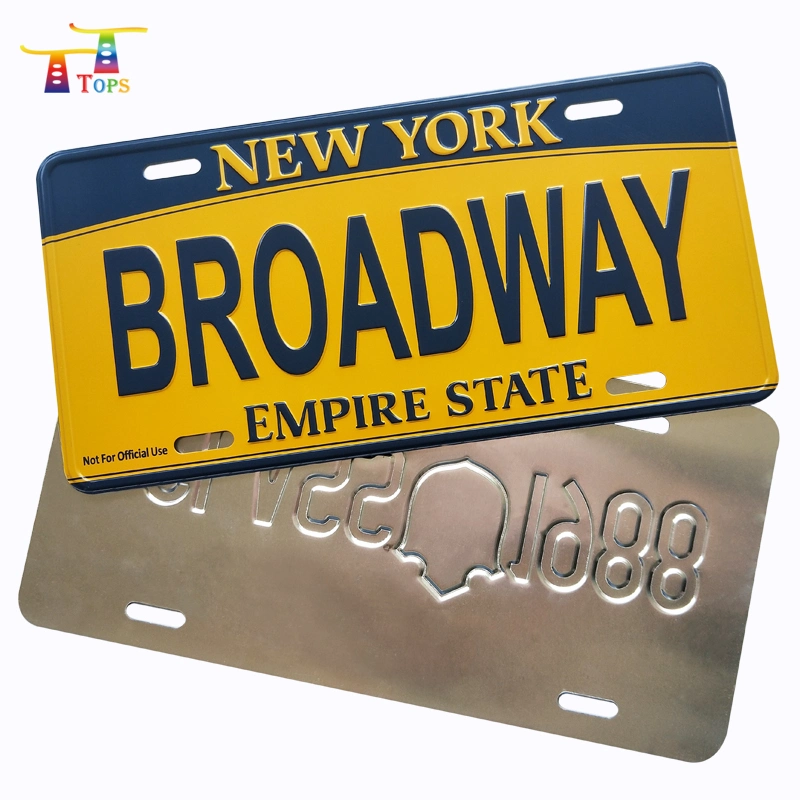 American Car Decoration High quality/High cost performance  Factory Price Sublimation License Plate Blank Number Licence Plate