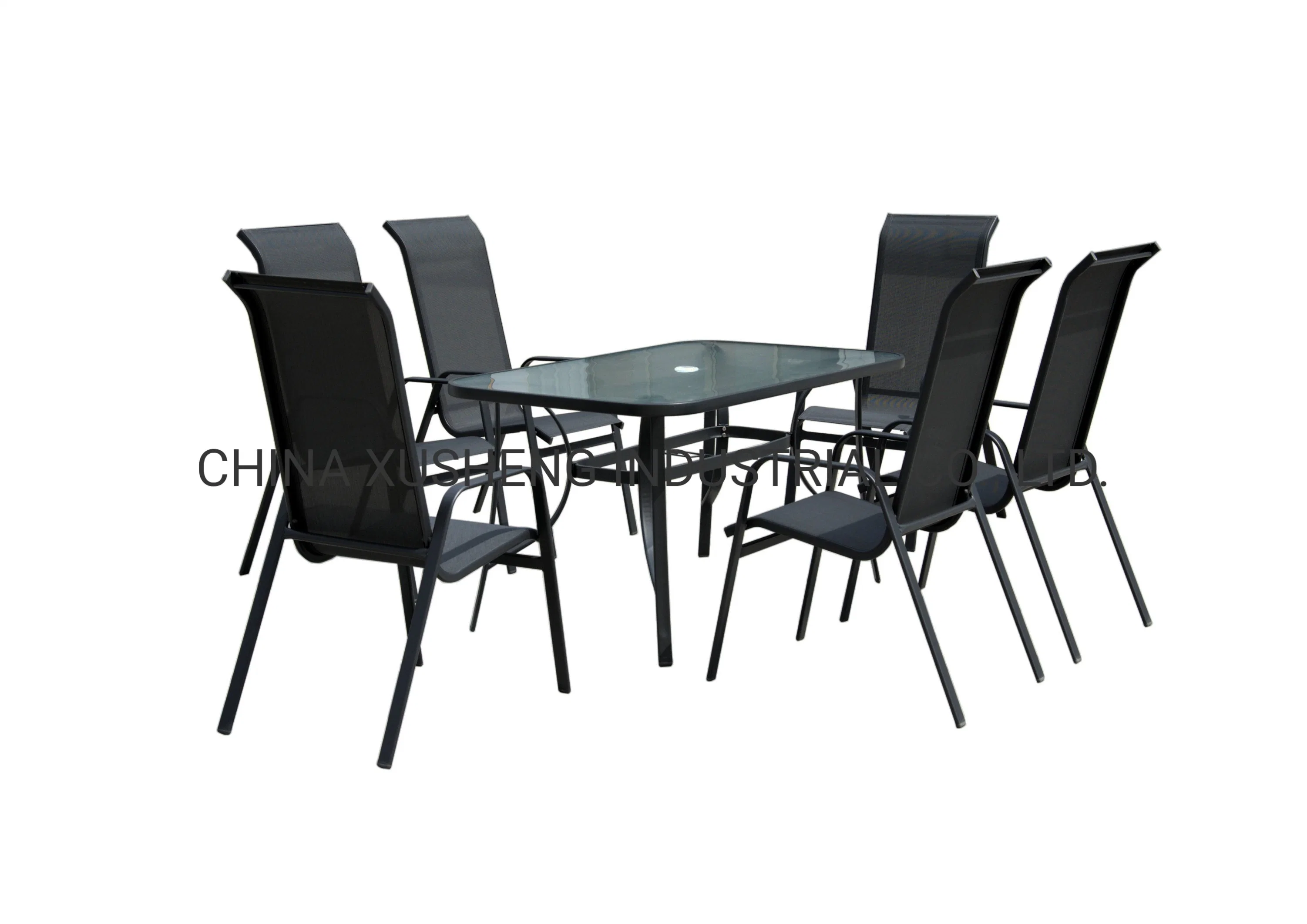 Modern Outdoor or Indoor Restaurant Furniture Coffee Shop Rattan Chair and Table Set