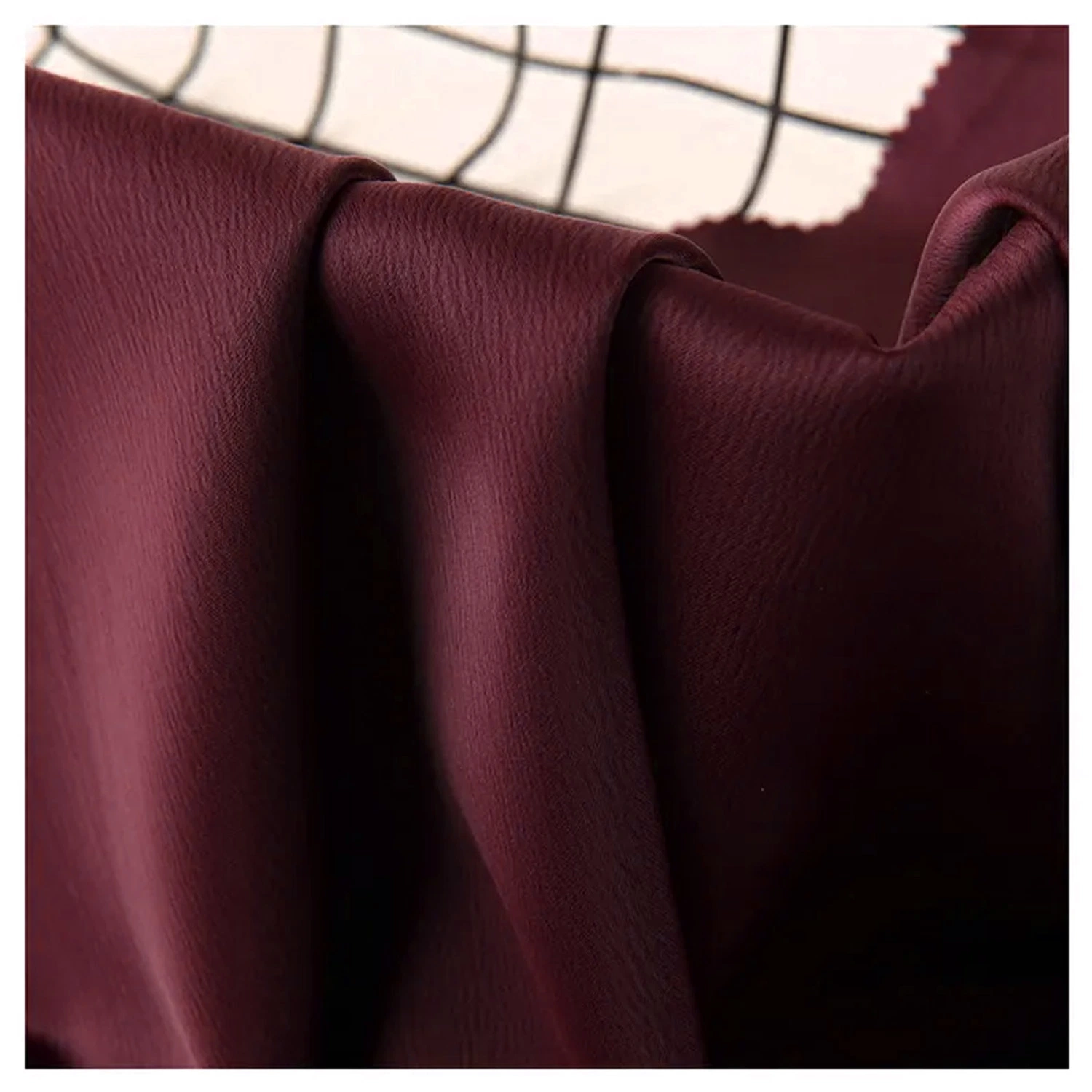 210GSM 97%Polyester 3%Spandex Crepe Crinkle Satin Fabric High quality/High cost performance  Duchess Fabric